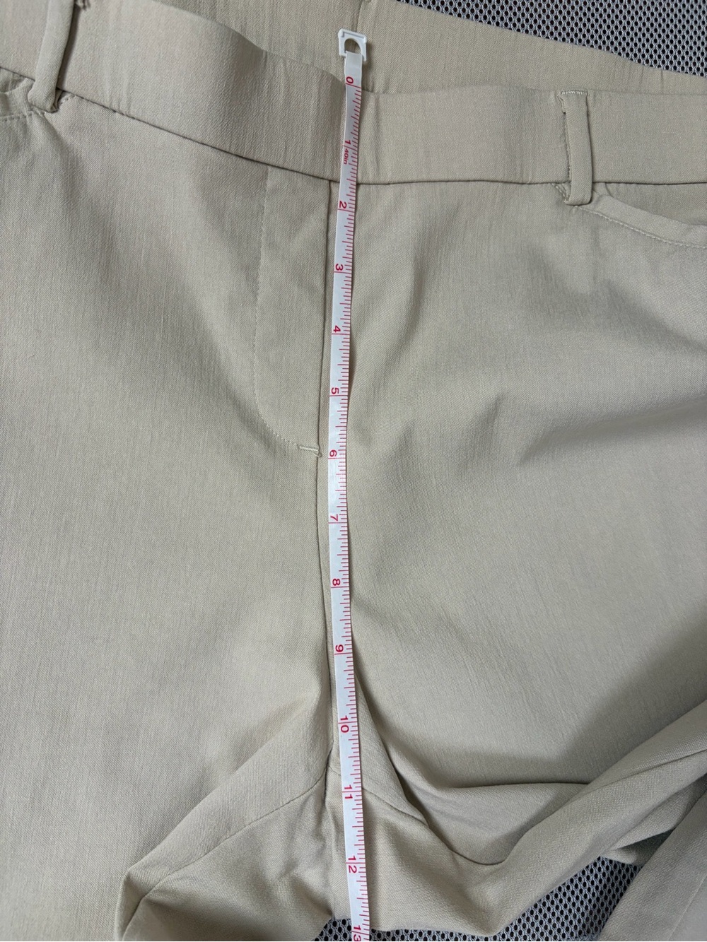 Rafaella Comfort Tan Khaki Crop Dress Pants Plus Sz 16 Straight Leg Stretch EUC - Picture 14 of 14